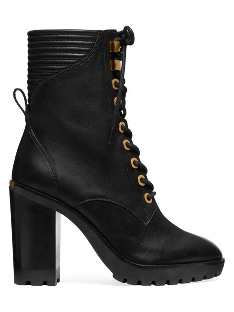 michael michael kors bastian lace up booties|MICHAEL Michael Kors Lace Up Boots + FREE SHIPPING.